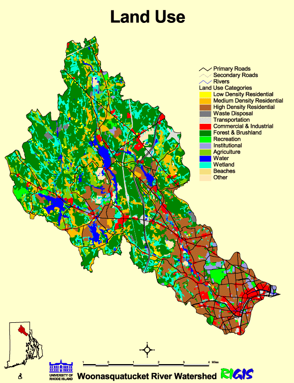Thematic & Historic Maps - Woonasquatucket River Watershed Council